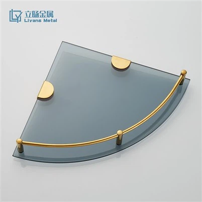 תא מקלחת פינתי אפור